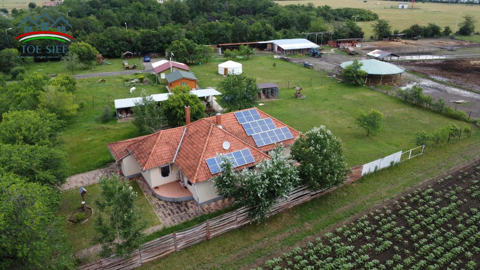 Eladó birtok Szolnok külterületén, 22000 m²